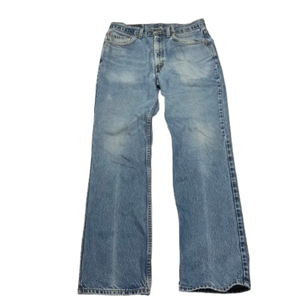 Vintage Levis 517 Bootcut Jeans Mens 34x32 Blue Medium Wash Denim Made in USA